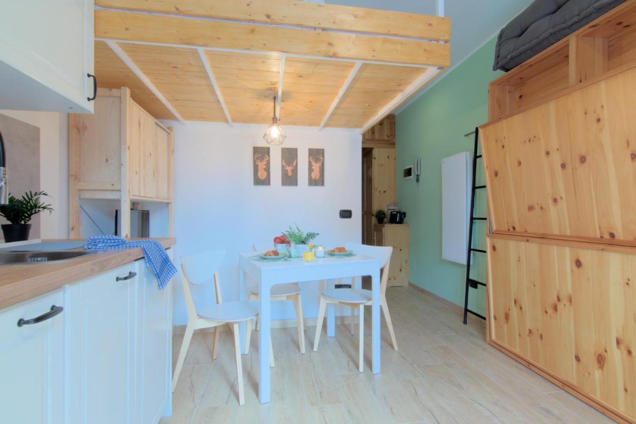 Casa Pino- Loft Con Giardino Magnolta Lägenhet Aprica Exteriör bild
